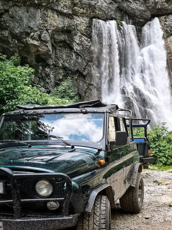 Джип-тур на Гегский водопад Абхазия 